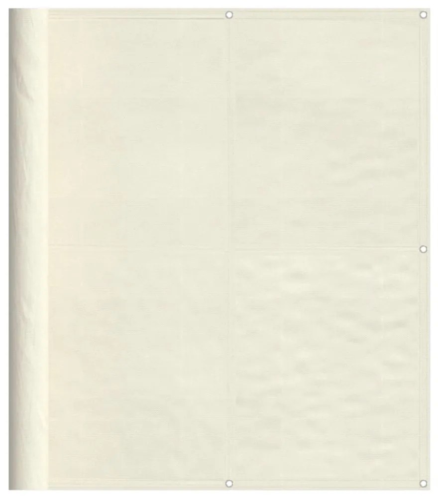 krémszínű erkélyparaván 100% oxford poliészter 120 x 800 cm