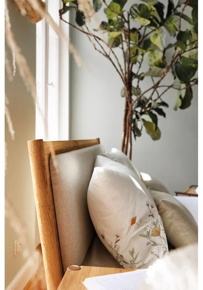 Natúr színű tölgyfa egyszemélyes ágy 90x200 cm Pola – The Beds