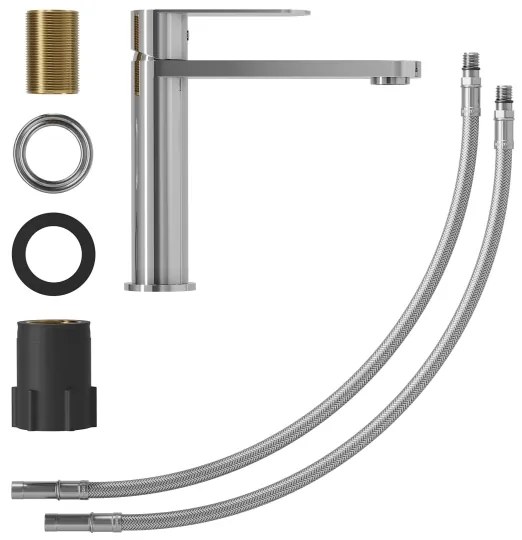 BATH DELUXE 28-017-02-83-02 - Mosdócsap TARNBY 17,3 cm króm