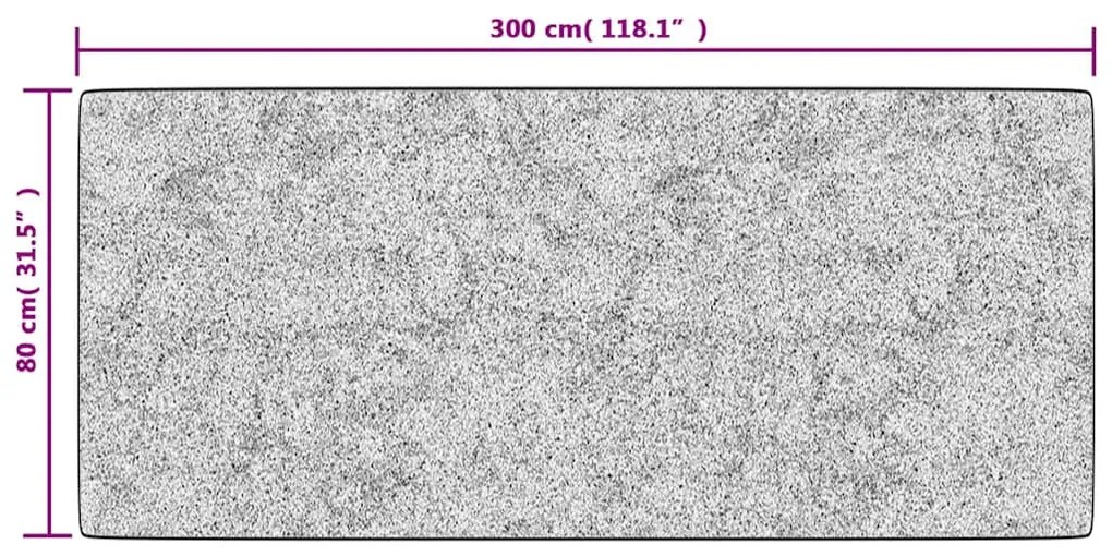 többszínű foltvarrott csúszásmentes mosható szőnyeg 80 x 300 cm