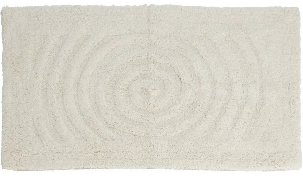Circle fürdőszobaszőnyeg  világos bézs, 45 x 75 cm