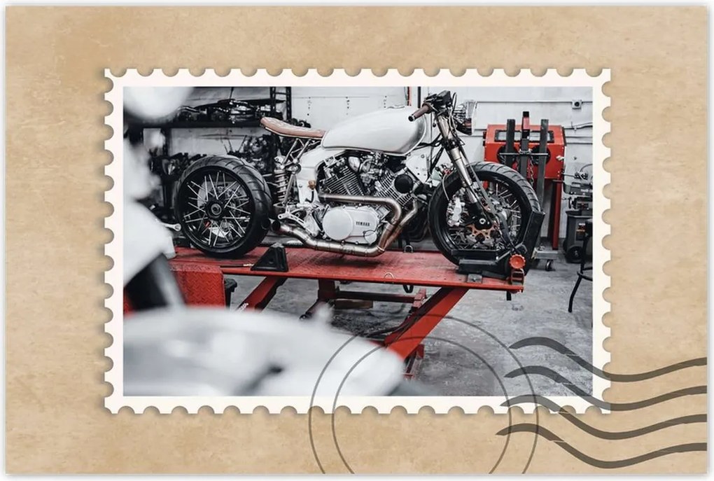 Poszterek 90x60 Yamaha Motorkerékpár Garázs