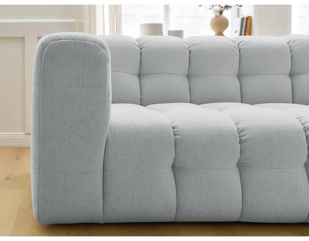 Világosszürke sarokkanapé (jobb oldali) Cloud – Bobochic Paris