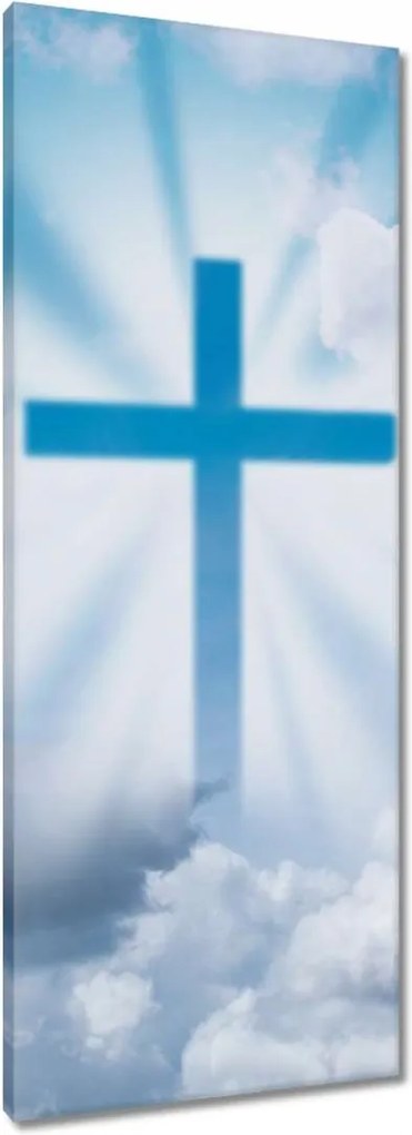 Vászonkép 40x100 Kereszt Jézus Mennyország