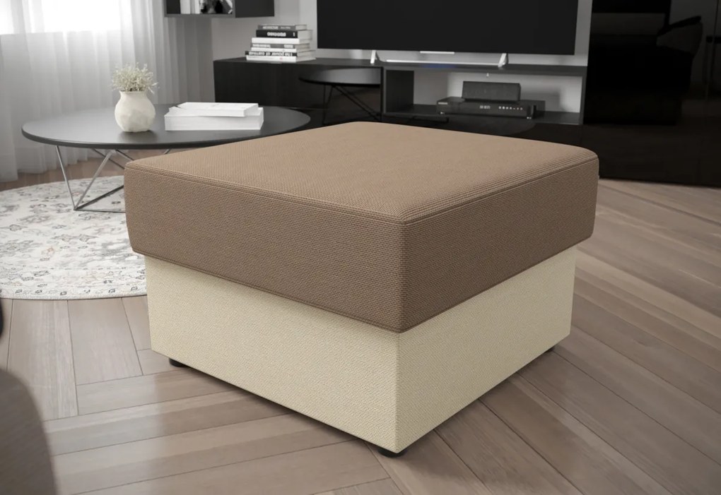 MIA puff, 70x36x70, rainbow 15/rainbow 22