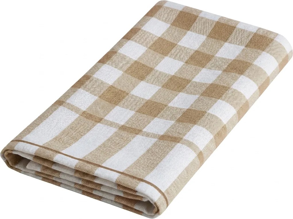 Konyhai törlő CORIVA 50x70 cm bézs, 10 db-os szett