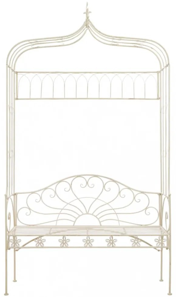 fehér antik vas kerti pad 122 cm