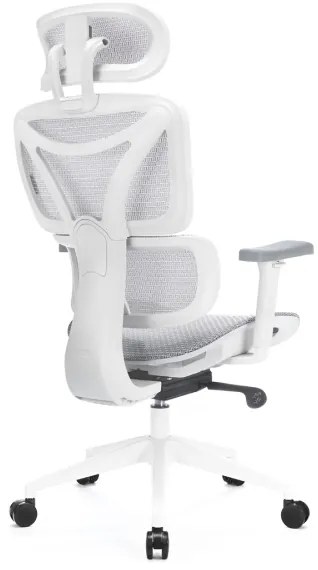 Ergonomikus irodai szék LEVANO szürke/fehér/fekete