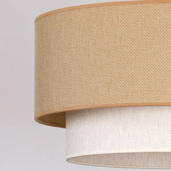 Brilagi - LED felületre szerelhető csillár BOHO ECO 1xE27/10W/230V átm. 40 cm bézs/krémszínű