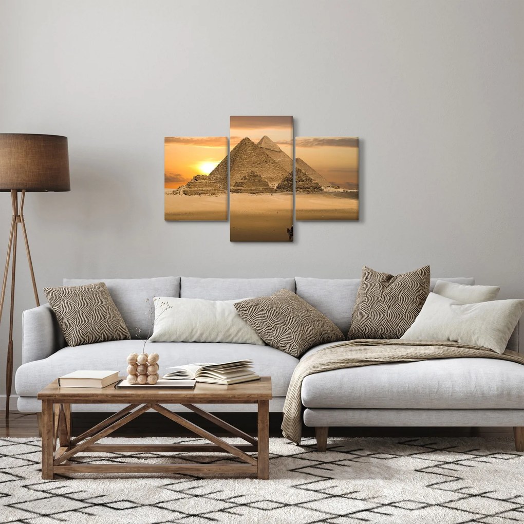 Kép - Piramisok (90x60 cm)