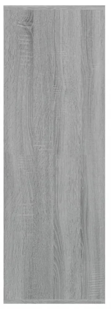 szürke sonoma színű szerelt fa cipőtartó 54 x 34 x 100,5 cm