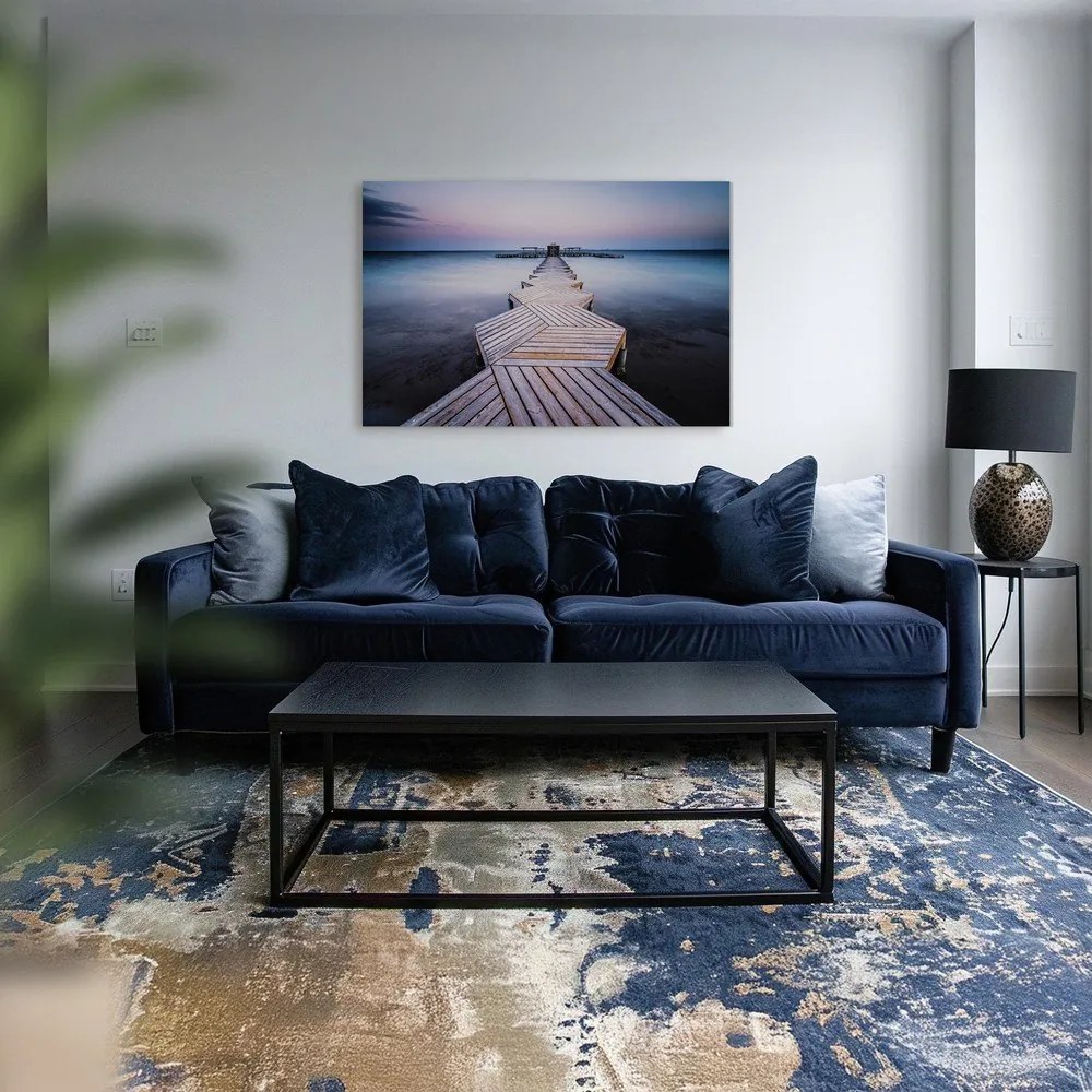 Kép 113x85 cm Twilight Pier – Styler