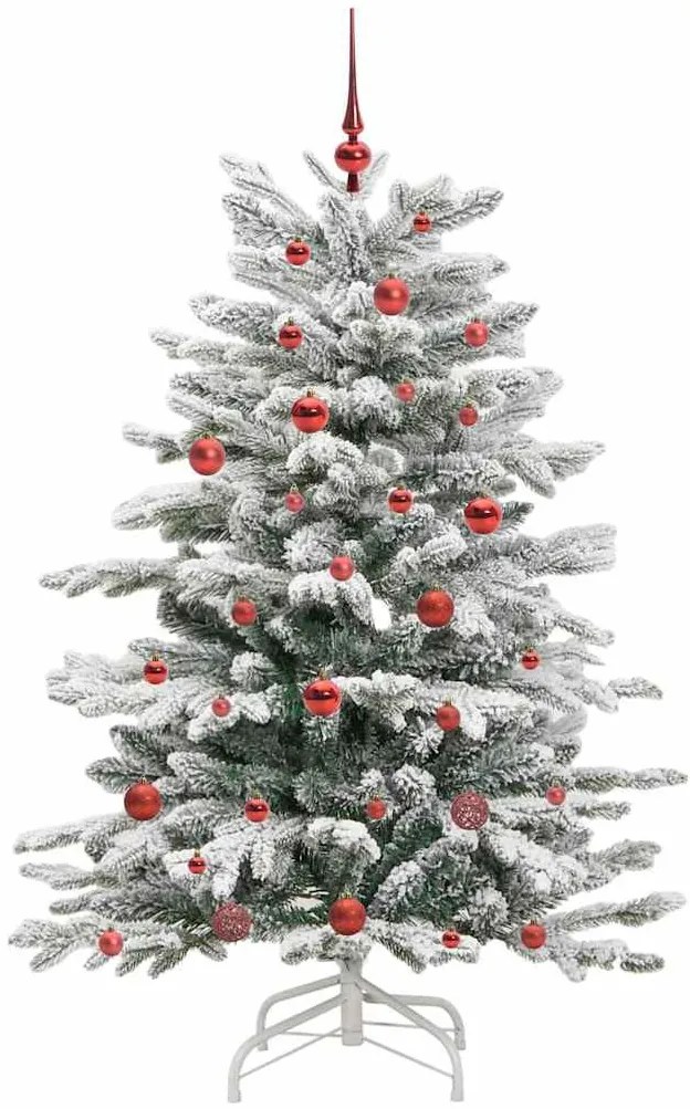 Műanyag Hajtogatós Karácsonyfa Fehér 150 cm PE és PVC