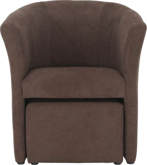 Klub fotel puffal, barna, ROSE