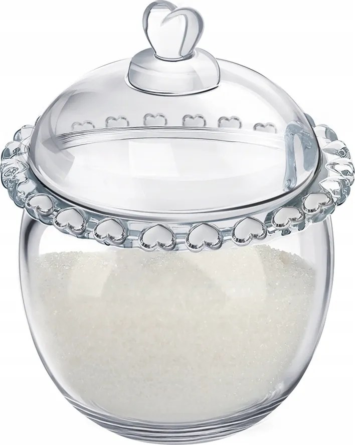 Cukortartó Üveg Cukrászda Love 230ml Altom Design