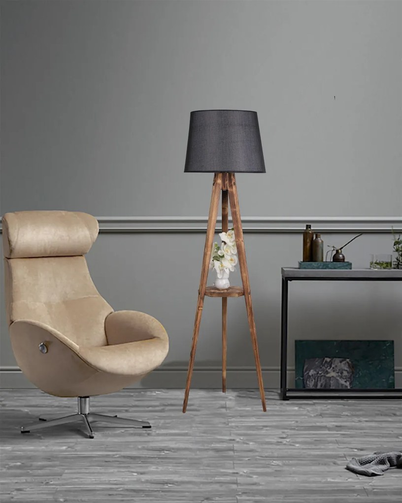 Fa állólámpa, Ø45 cm – TR534LUN2182