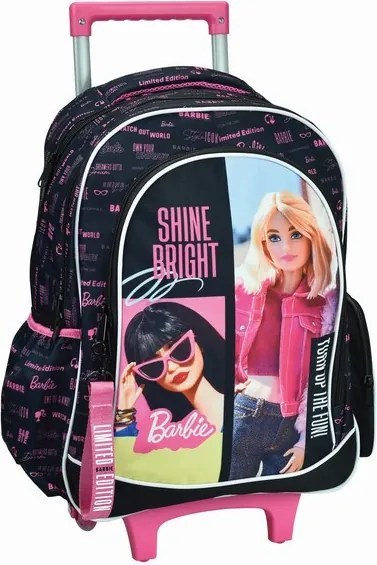 Barbie Shine Bright gurulós iskolatáska, táska 46 cm