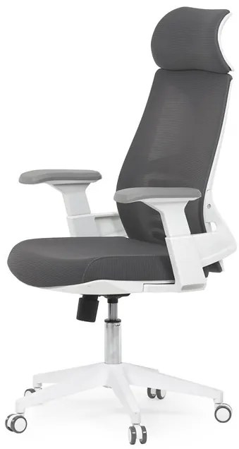 Fehér irodai szék hintamechanikával. KA-S247 WT