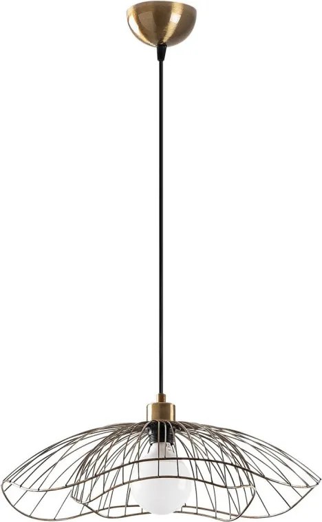 Farac 6381 vintage vas függőlámpa, Ø50 cm