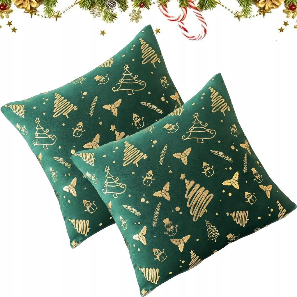 Karácsonyi párnahuzat 40x40 Dekoratív Jancsi az ünnepekre