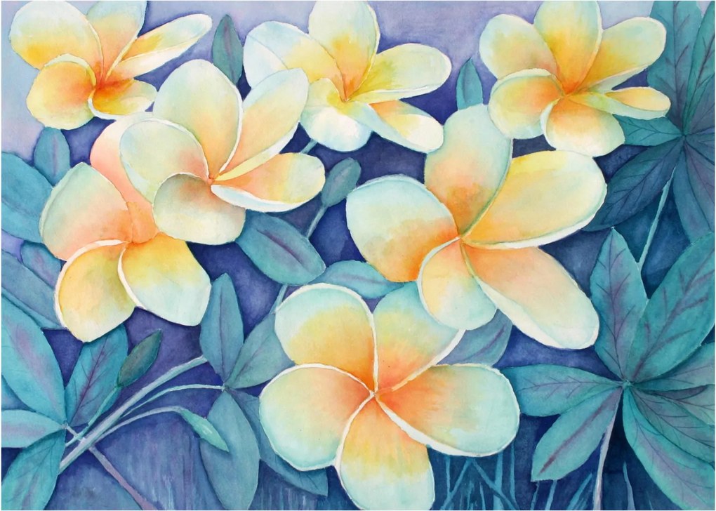 Kép - trópusi bokrok (70x50 cm)