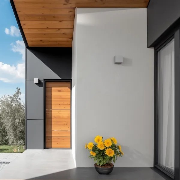 Brilagi - LED Kültéri fali lámpa CUBE LED/6W/230V szürke IP54