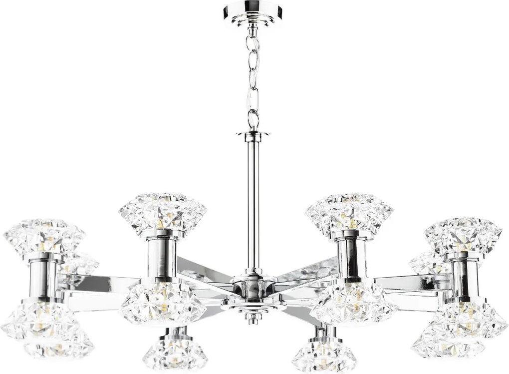 Dar Lighting glamour modern csillár tiana csiszolt króm dartia1650