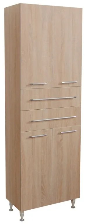 Cologna DUPLO FÜRDŐSZOBAI MAGAS SZEKRÉNY sonoma N