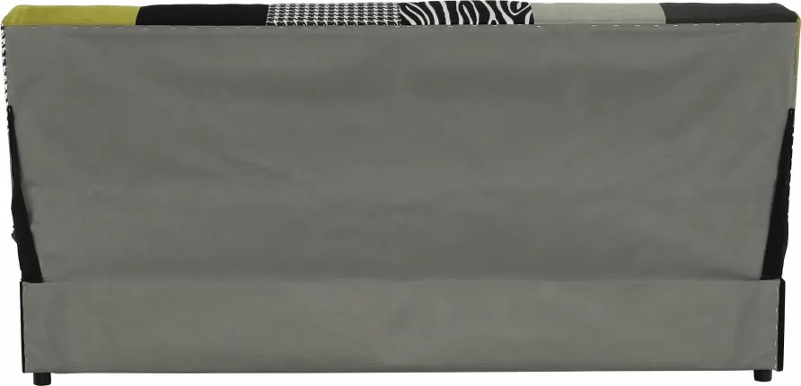 Dívány, anyag/ lime zöld/ szürke / fekete, ALABAMA