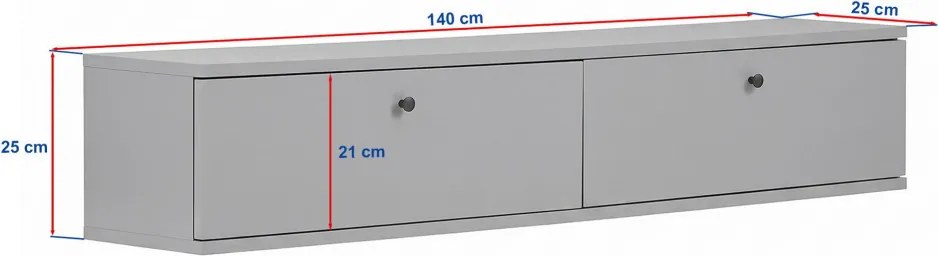 Ligne 140 - atlanti fenyő TV-állvány