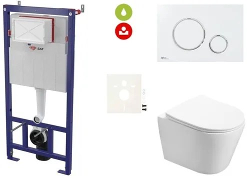 Fali WC szett SAT előtétfalas szereléshez + SAT Infinitio WC SIKOSSIN70KECO
