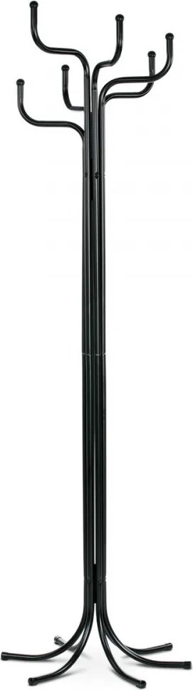 Fém állófogas fekete színben, 188 cm magas 83707-06