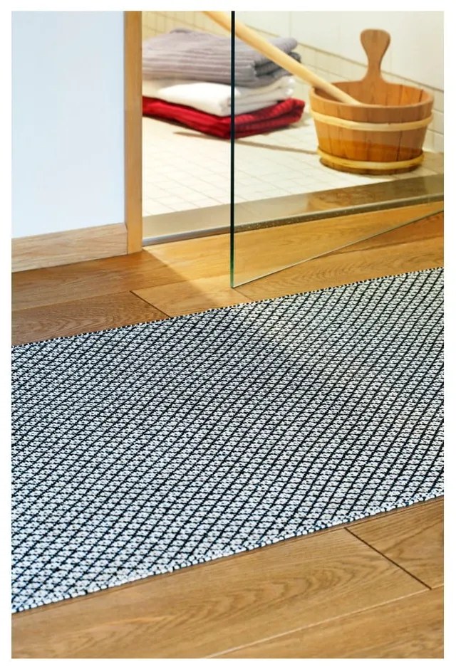 Diby krémszínű-fekete kültéri szőnyeg, 70 x 100 cm - Narma