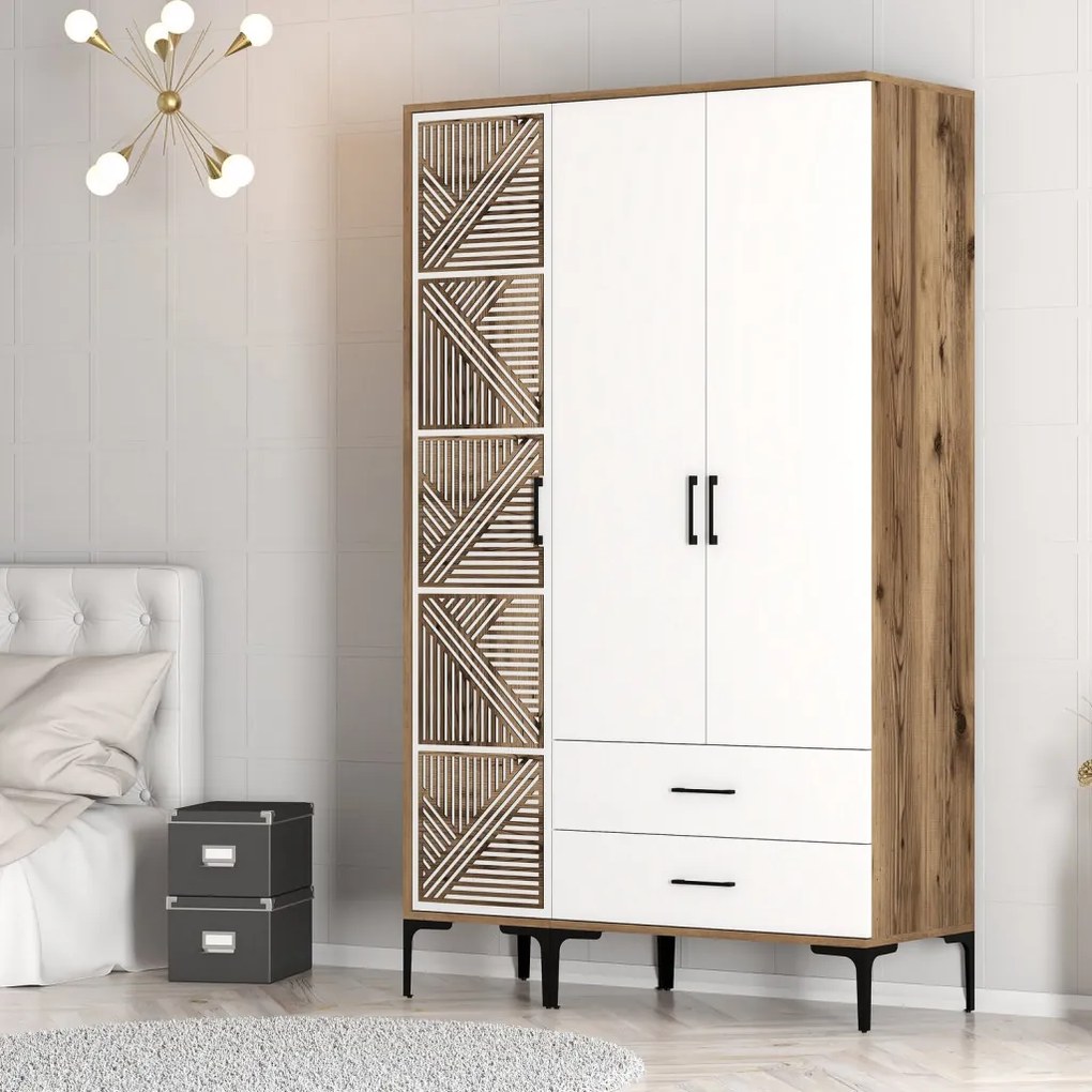 Kumsal PT - Walnut, White
