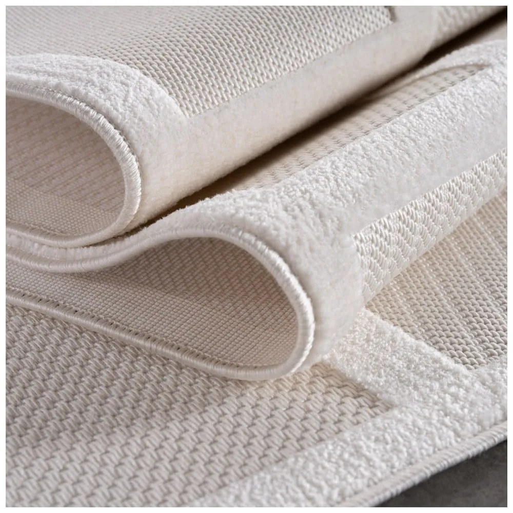 Krémszínű kültéri-beltéri futószőnyeg 80x150 cm Doha 1657 Cream – Ayyildiz Carpets