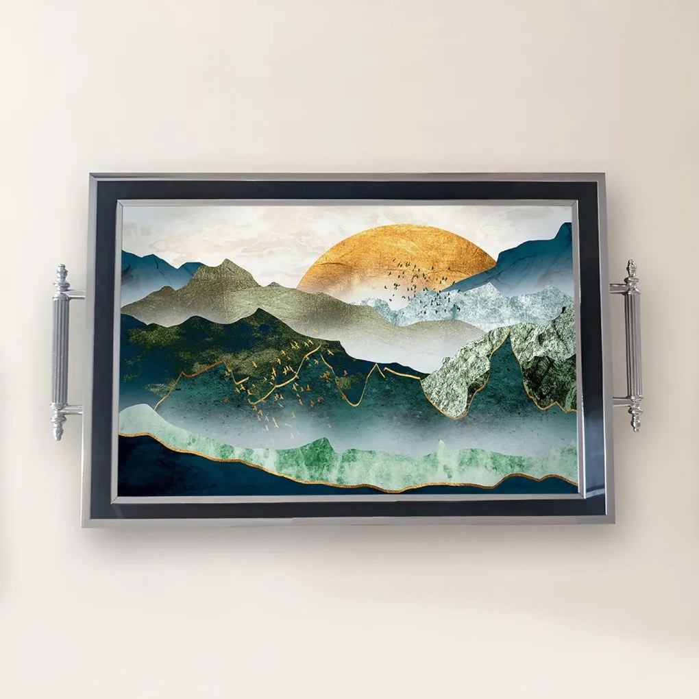 Üveg tálca, 38×24 cm – TPG9870