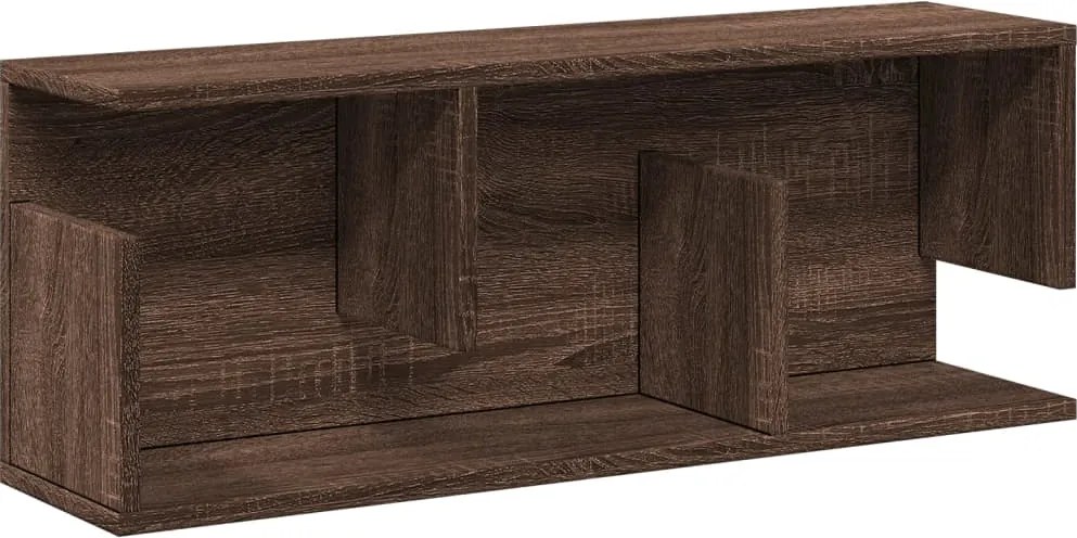 vidaXL barna tölgy színű szerelt fa fali szekrény 80 x 20 x 30 cm