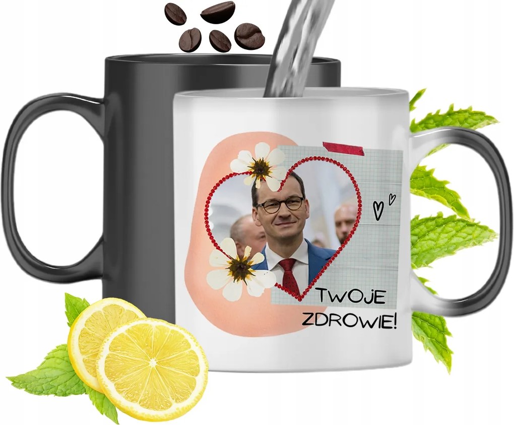 Mágikus Színváltós Bögre fényképes nyomtatással