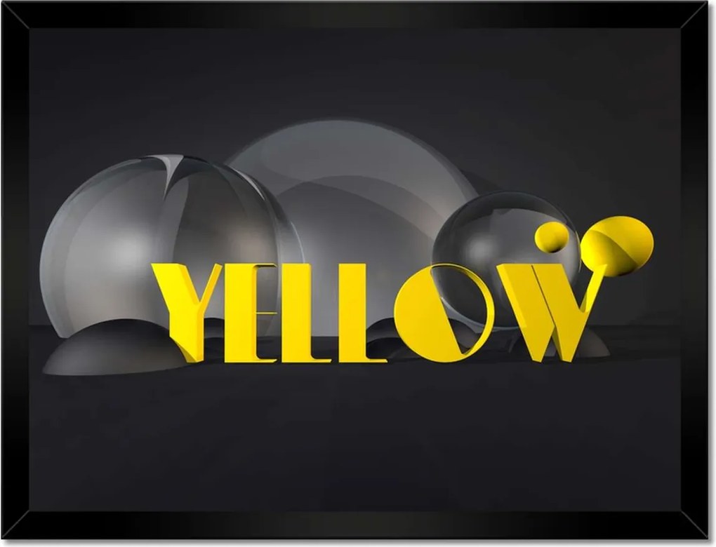 Poszterek keretben 40x30 Yellow