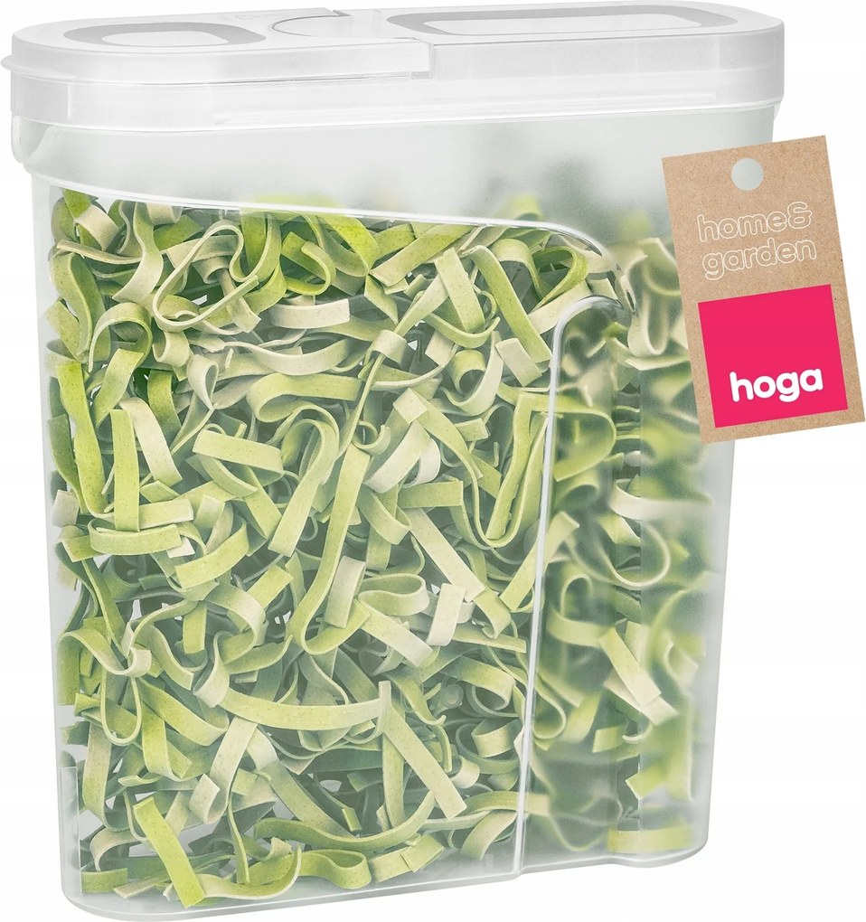 Hoga 1014 Tároló száraz élelmiszerekhez 2,4l átlátszó