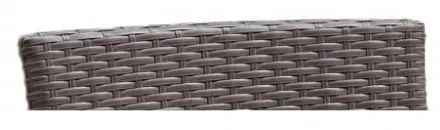 9 részes barna polyrattan kerti étkezőgarnitúra párnákkal