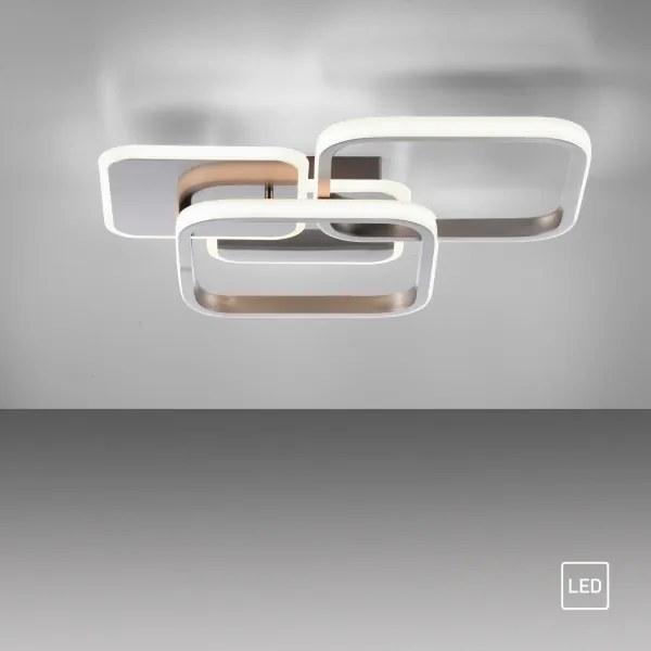 Leuchten Direkt 14117-55 - LED Mennyezeti lámpa LED/36W/230V matt króm