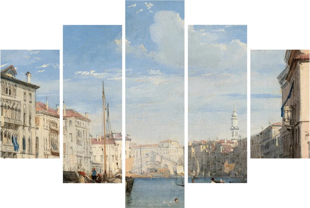 Kép - Richard Parkes Bonington, The Grand Canal, reprodukciók (150x105 cm)