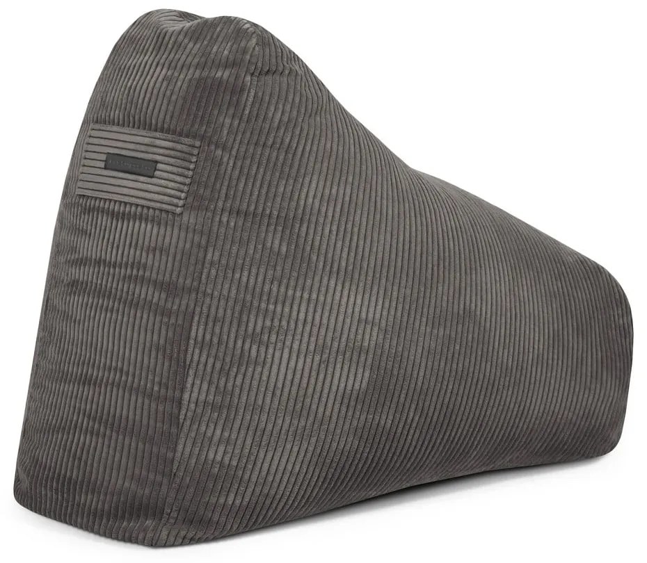 Fekete kordbársony gyerek babzsákfotel Snug 80 – SLOWDOWN