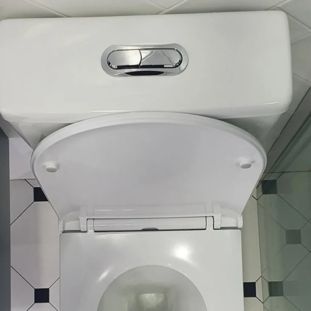 Eros ES AVVA monoblokk WC - perem nélküli - WC ülőkével komplett