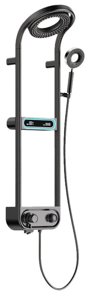 Tropic digitális zuhanyszett termosztátos csapteleppel