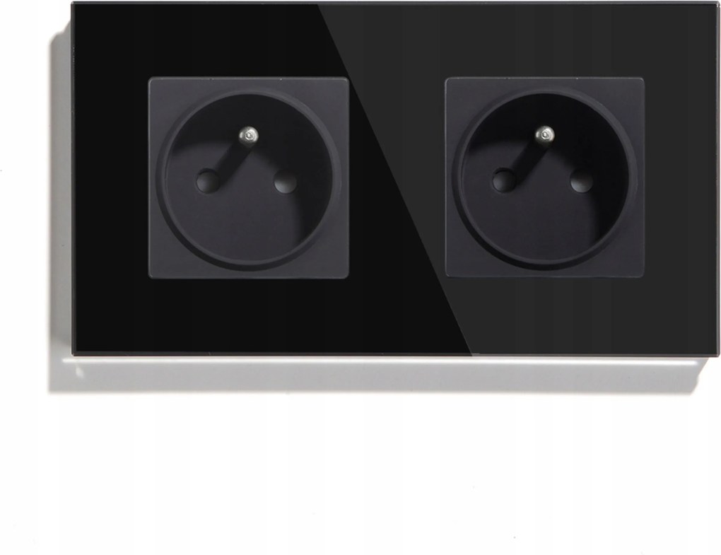 Elektromos Aljzat Üveg Kettős Érintkező 16A Aljzat 230V