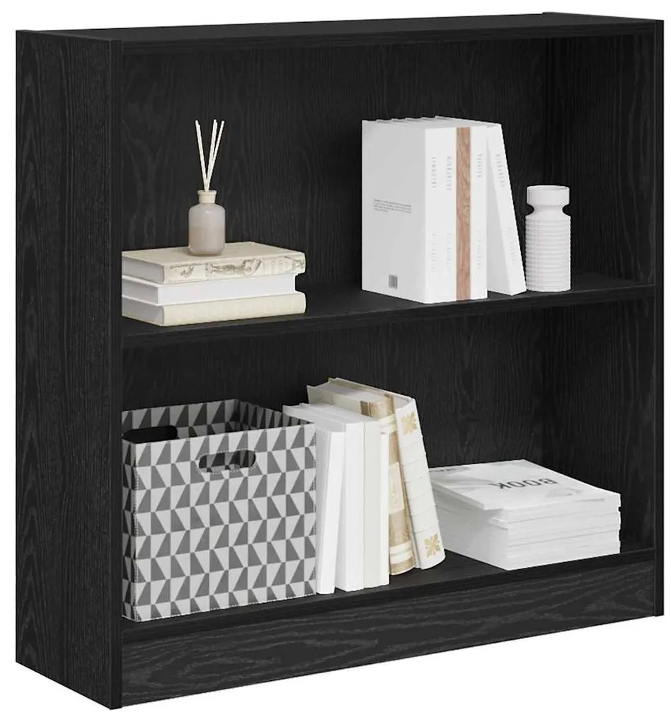 Könyvespolc Musta tammi 80 x 24 x 76 cm Faanyag