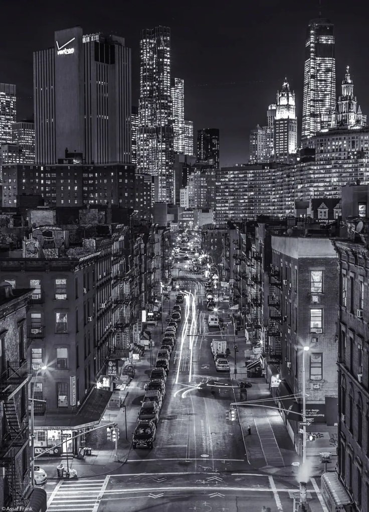 Poszter 20,5x28,4cm China Town New York, Assaf Frank