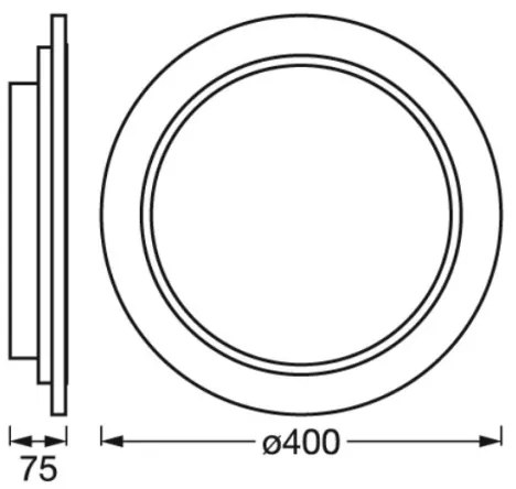 Ledvance - LED Dimmelhető mennyezeti lámpa SMART+ ORBIS WOOD LED/24W/230V Wi-Fi